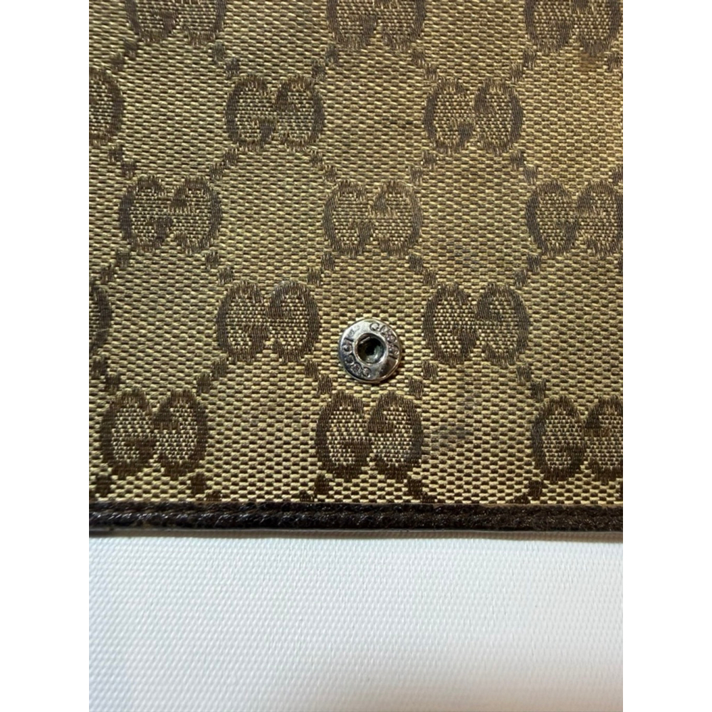 Gucci GG Canvas Wallet Brown Monogram Long Wallet Italy Auth
Flaw - Picture 5 of 12